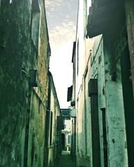 Between 2 Buildings in the Ancient Water Town Xitang, Shanghai