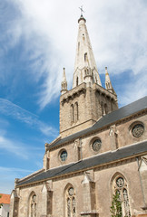 Fototapeta na wymiar Bouin. Eglise Notre Dame, Vendée, Pays de Loire
