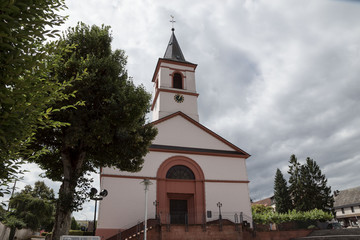 Fototapeta na wymiar Kirche in Konfeld