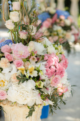 Obraz na płótnie Canvas Wedding flowers bouquet decotation
