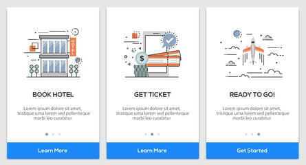 Flat line Oneboarding Concepts Vol.2