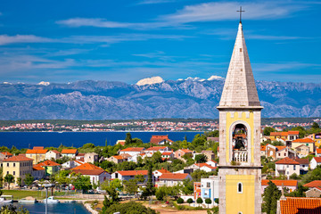 Obraz premium Sutomscica village and Zadar channel view
