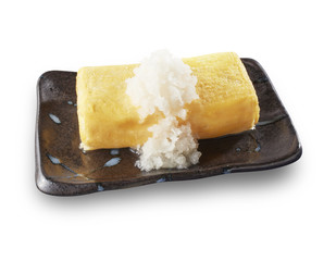 だし巻き卵　大根おろしのせ