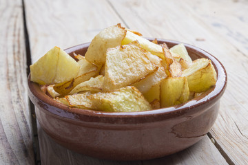 Patatas bravas typical spanish