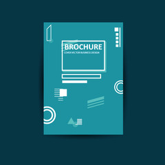 Obraz premium A4 cover annual flyer report business vector