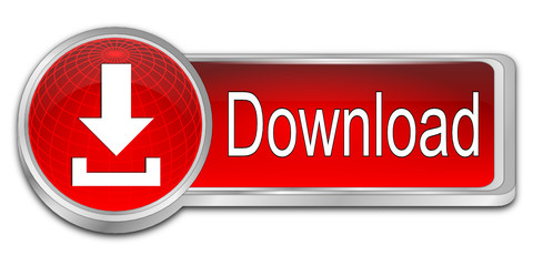 Download button - 3D illustration