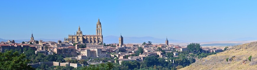 Fototapeta na wymiar Spanish city of Segovia.