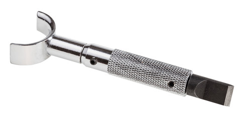 Adjustable swivel knife isolated