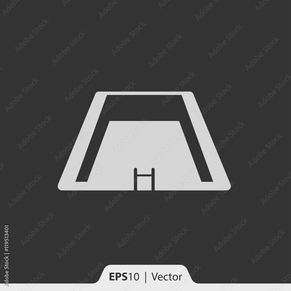 Poster Water pool vector icon for web and mobile