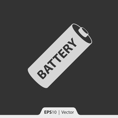 Battery vector icon for web and mobile