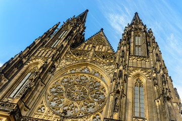 Obraz premium Low angle view of gothic styled cathedral