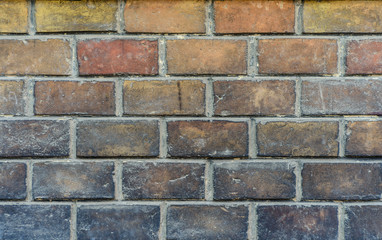 Fototapeta premium Old weathered brick wall background texture