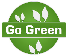 Go Green With Green Circle Leaves 