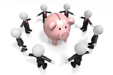 3D piggybank concept