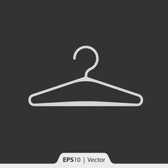 Hanger for clothes vector icon for web and mobile