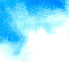 Blue vector watercolor textured background