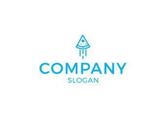 fast delivery pizza logo