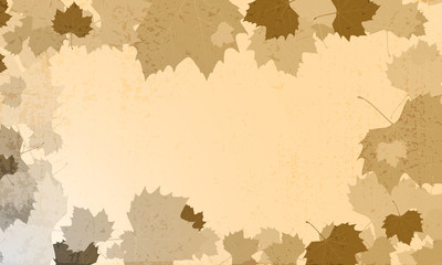 Abstract autumn background.Vector