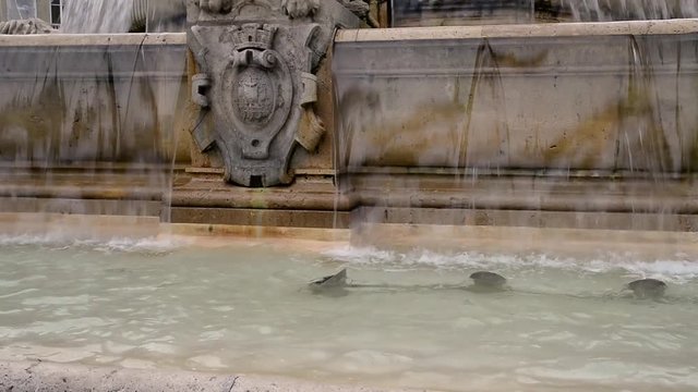 Fontana con statue