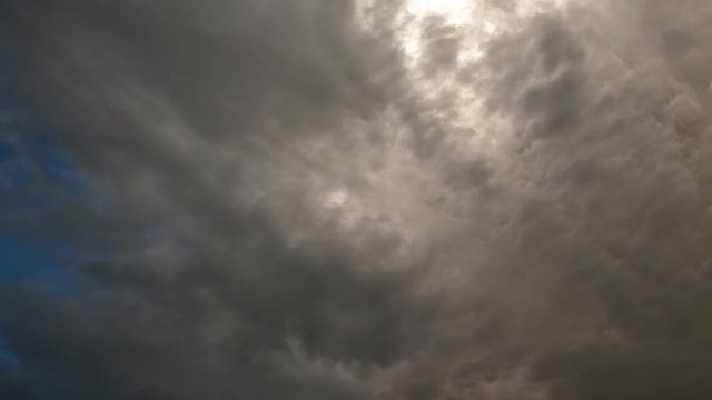 Storm cloud moving - Timelapse