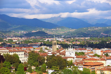 Fototapeta na wymiar Bergamo, Italy
