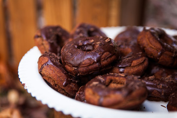 Chocolate donuts