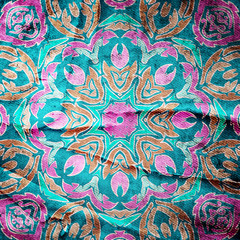 Hand drawn background with decorative elements on grunge background