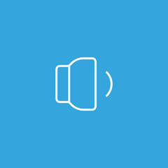 Speaker low icon, Vector