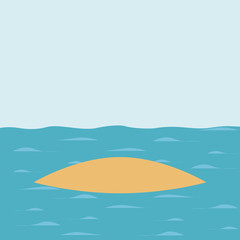 sea ocean landscape sky background  icon. Colorful design. Vector illustration