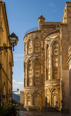 Monreale Cathedral (Duomo di Monreale) near Palermo, Sicily, Italy..UNESCO Heritage site