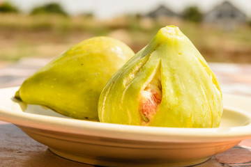 Mature fruit of the fig tree