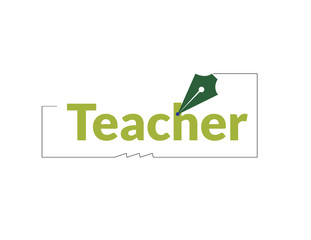 Stylish text for Happy Teacher's Day Vector illustration