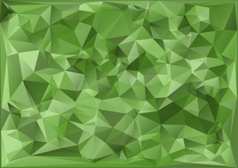 Abstract Vector Military Camouflage Background Made of Geometric Triangles Shapes.Polygonal style.