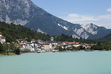 Il lungo lago di Barcis, Friuli