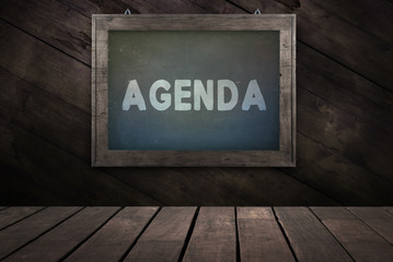 Agenda, Blackboard, Internet