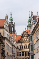 Fototapeta na wymiar Cityscape of Dresden historic center. Germany.
