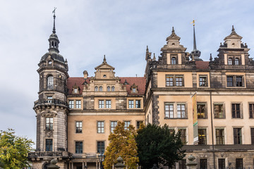 Fototapeta na wymiar Cityscape of Dresden historic center. Germany.