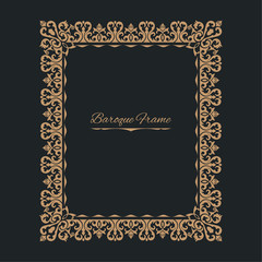 Baroque ornate frame