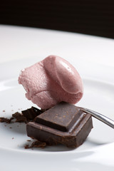 Strawberry ice cream