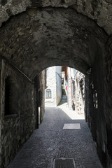 Obraz premium Riva di Solto, along the Iseo lake