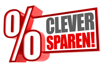 Clever sparen! Button, Icon