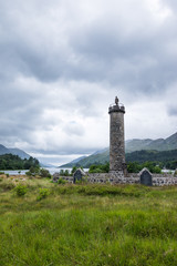 Fototapeta na wymiar Glenfinnan Monument, Highlands, Schottland