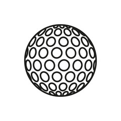 Golf Ball icon on white background