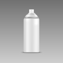 White blank spray bottle with pump. Mock up, cosmetic package