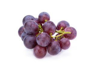 grapes isolated on over white background