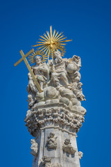 Holy Trinity Column (a plague column, 1713). Budapest, Hungary.
