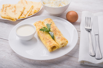 pancakes with cottage cheese