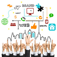 Business and teamwork concept