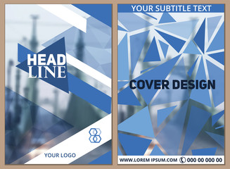 Company Name brochure ,design template vector, Leaflet cover presentation abstract flat background, layout in A4 size