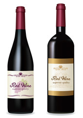 赤ワイン　ブルゴーニュ型とボルドー型2本セット